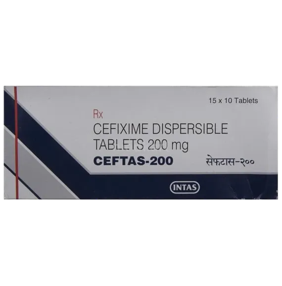 ceftas 200mg tablet 10's